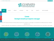 Tablet Screenshot of cusinato.com